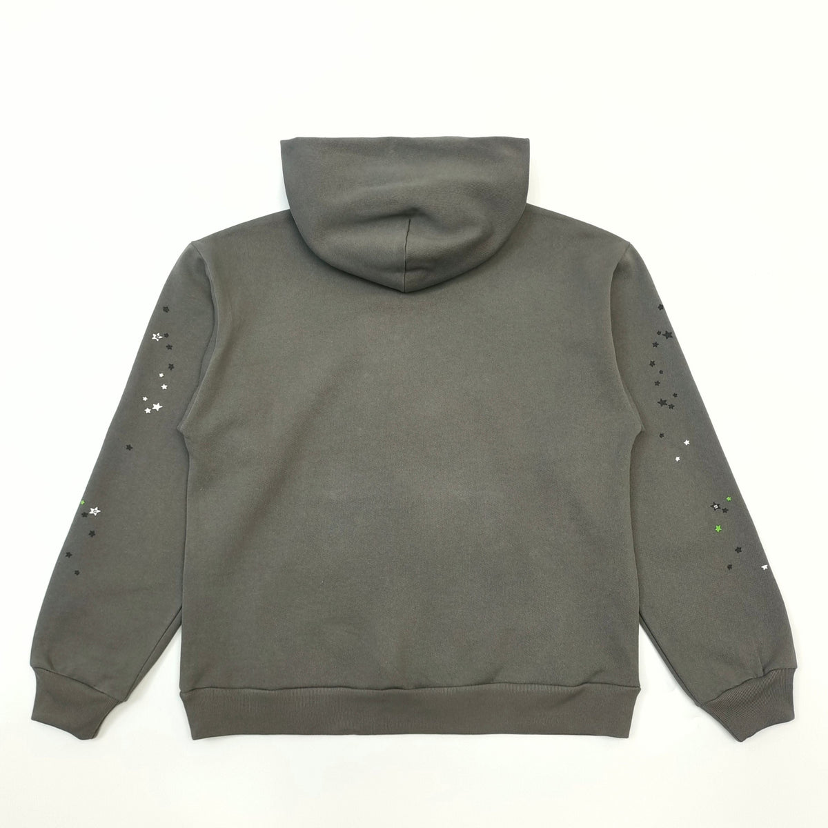 Grey Cotton Web Print Pullover - Men's