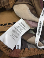 Brown Cotton Check Drawstring - Men's