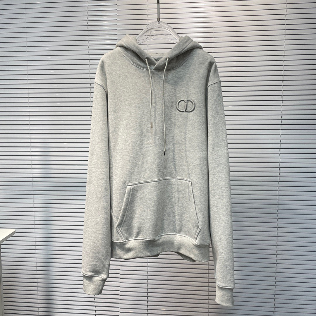 Navy Cotton Plain Pullover - Men's
