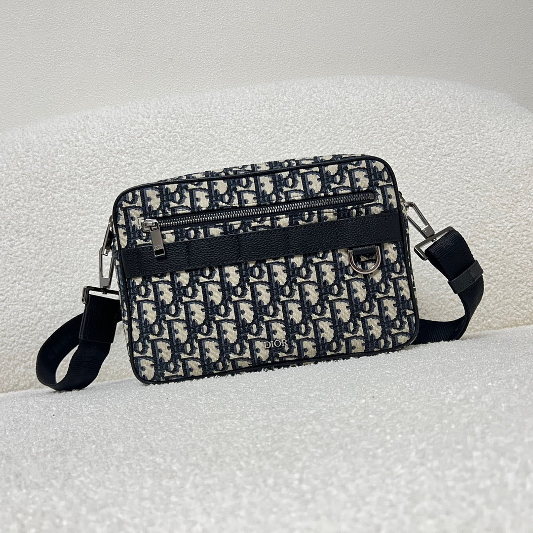 Black and Grey Crossbody Bag