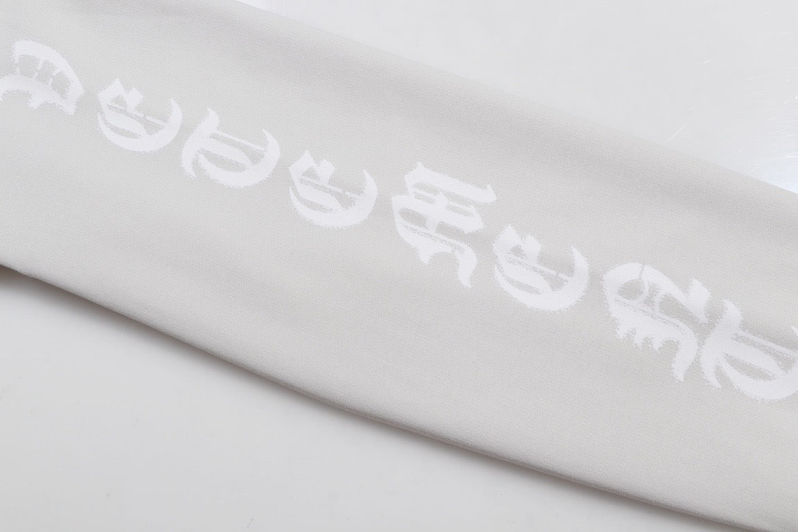Black Cotton Tonal Graphic Pullover - Men's