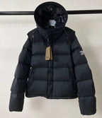 Black Puffer Jacket - Men's