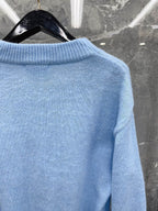 Light Blue and Pink Sweater - Men's