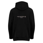 Black Cotton Text Logo Pullover - Men's