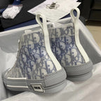 B23 High-Top Blue Oblique Sneakers
