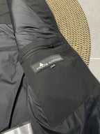 Black Nylon Logo Gilet - Men's