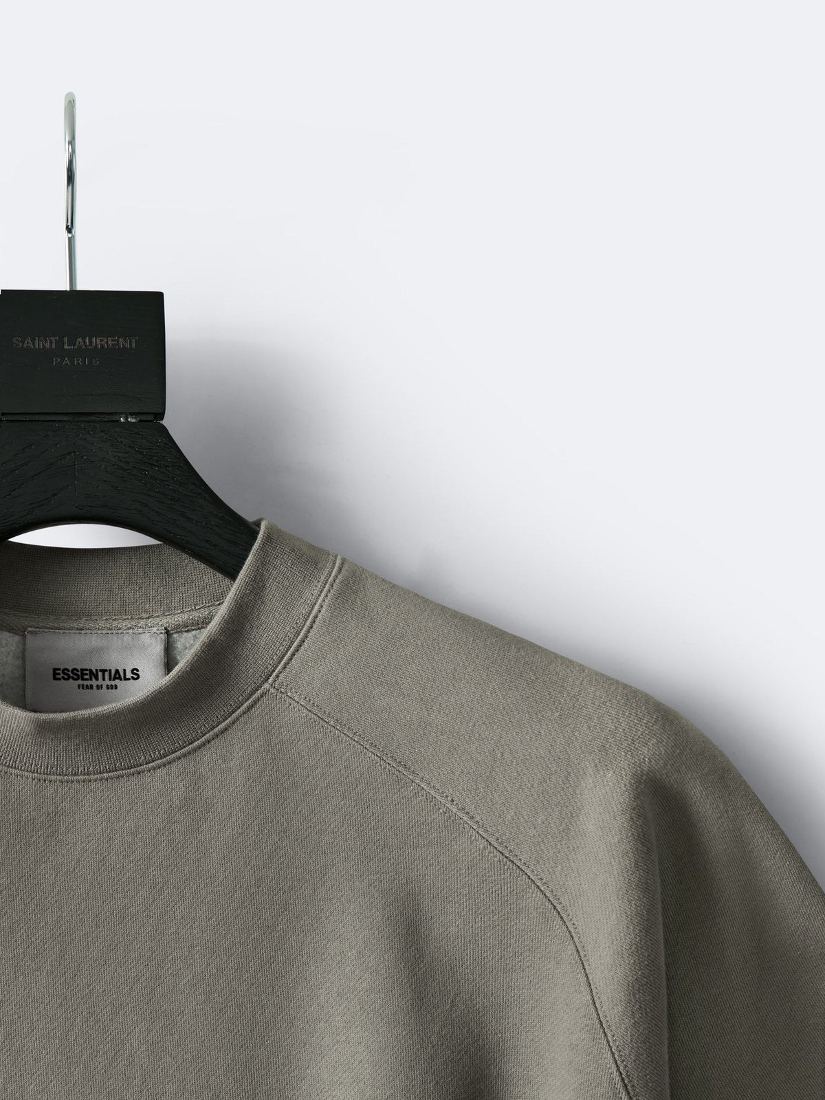 Essentials Olive Logo Sweatshirt - Men's