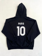Black Cotton Graphic Zip-Through - Men's