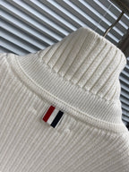 4-Bar Knit Jacket Grey - Men's