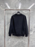 Navy Cotton Heart Logo Crewneck - Men's