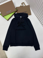 Navy Tonal Logo Hoodie - Men's