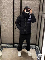 Black Puffer Jacket - Men's