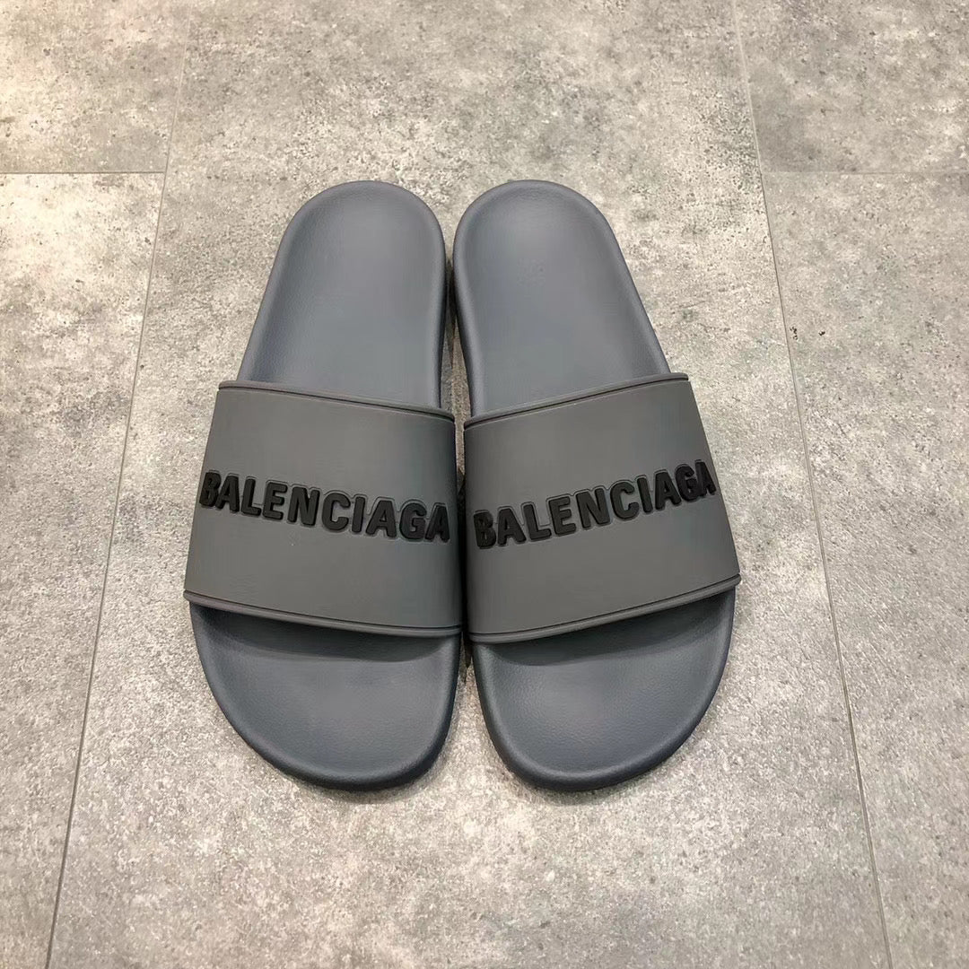 Grey with Black Logo Slides
