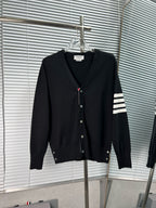 4-Bar Cardigan White - Men's
