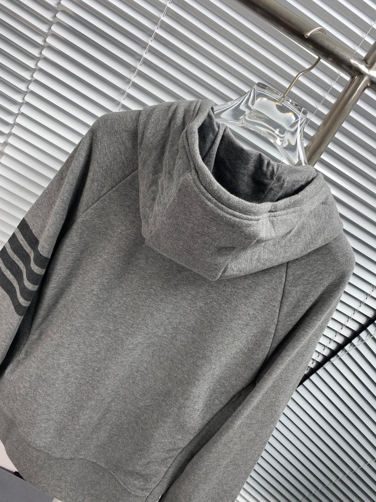 Navy Cotton Plain Zip-Through - Men's