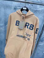 Black Cotton Text Print Pullover - Men's