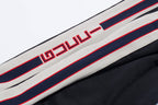 Black Jersey Side Stripe Track - Men's