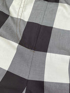 Brown Cotton Check Drawstring - Men's