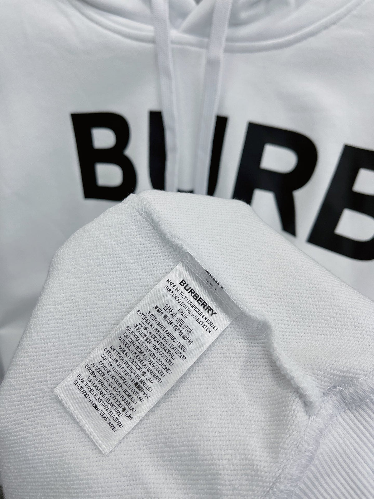 Black Cotton Text Print Pullover - Men's