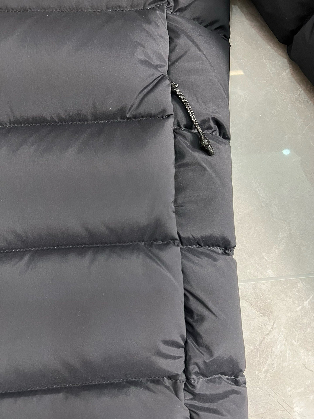 Black Puffer Jacket - Men's