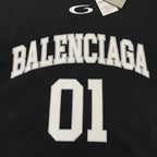 Black Jersey Numeral Short-Sleeve - Men's