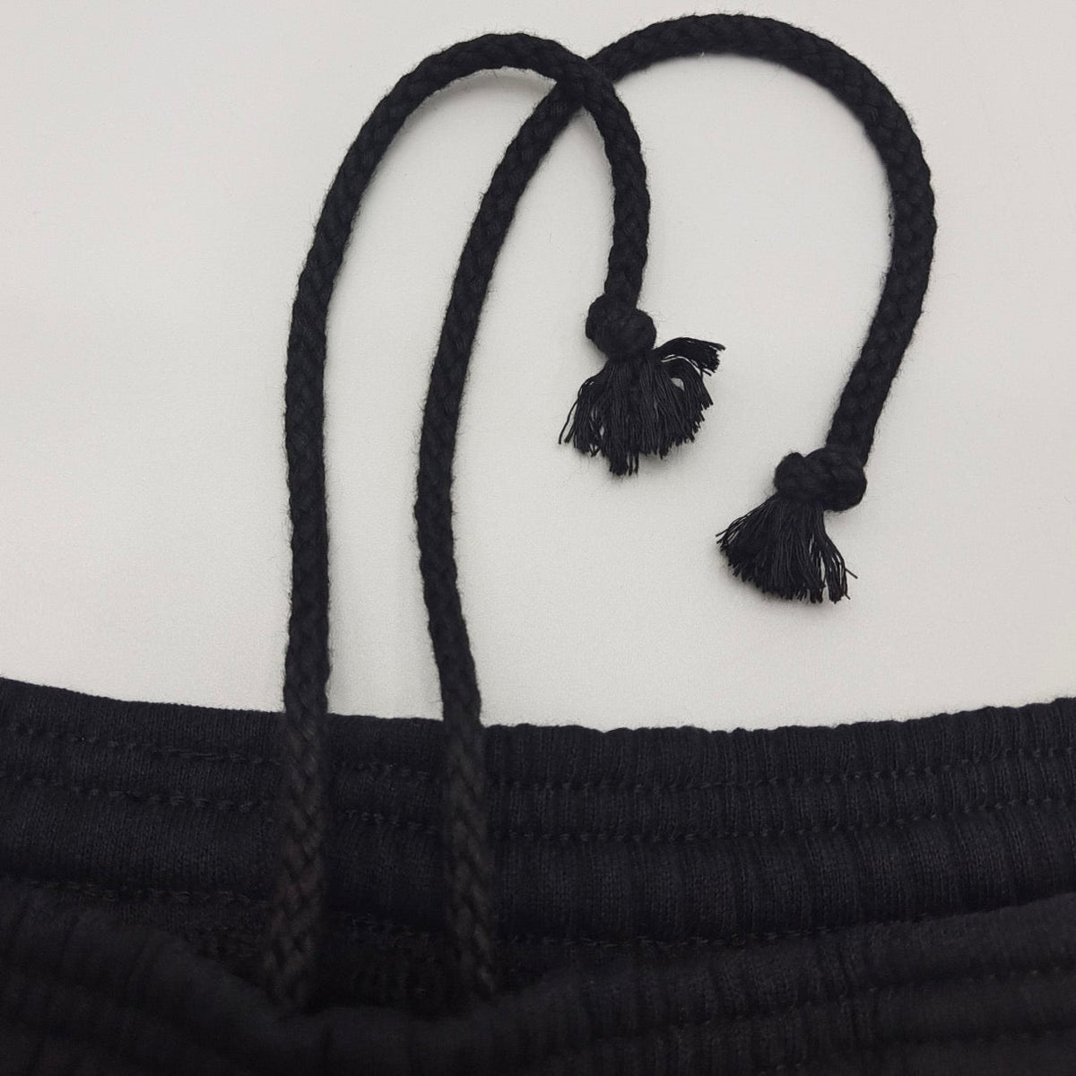 Black Cotton Graphic Straight - Men's