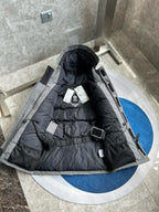 Black and White Parka - Men's