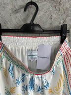 Ornate Print Silk Shorts - Men's