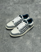 White and Grey Sneakers