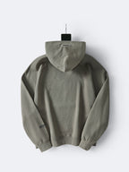 Olive Cotton Logo Pullover - Men's