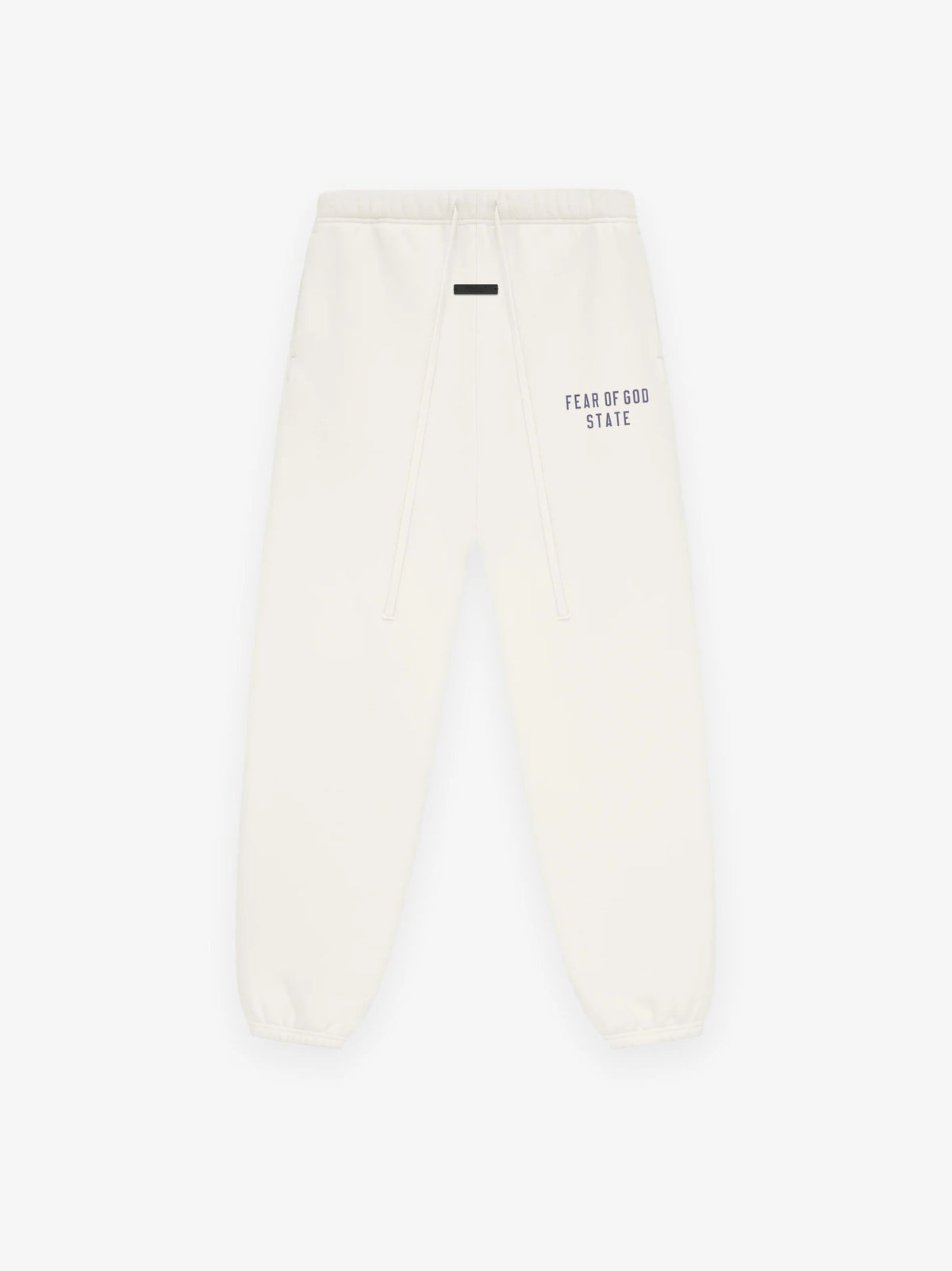 Grey Cotton Logo Joggers - Men's