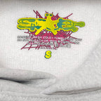 Grey Cotton Star Print Pullover - Men's
