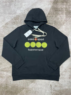 Navy Cotton Graphic Pullover - Men's