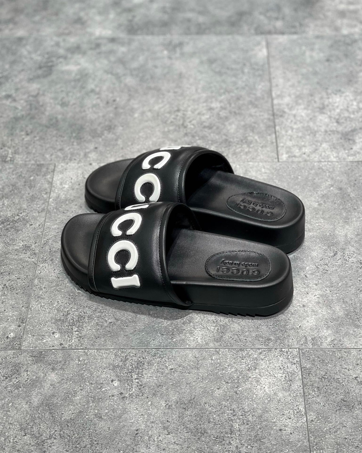 Black and Green Slides