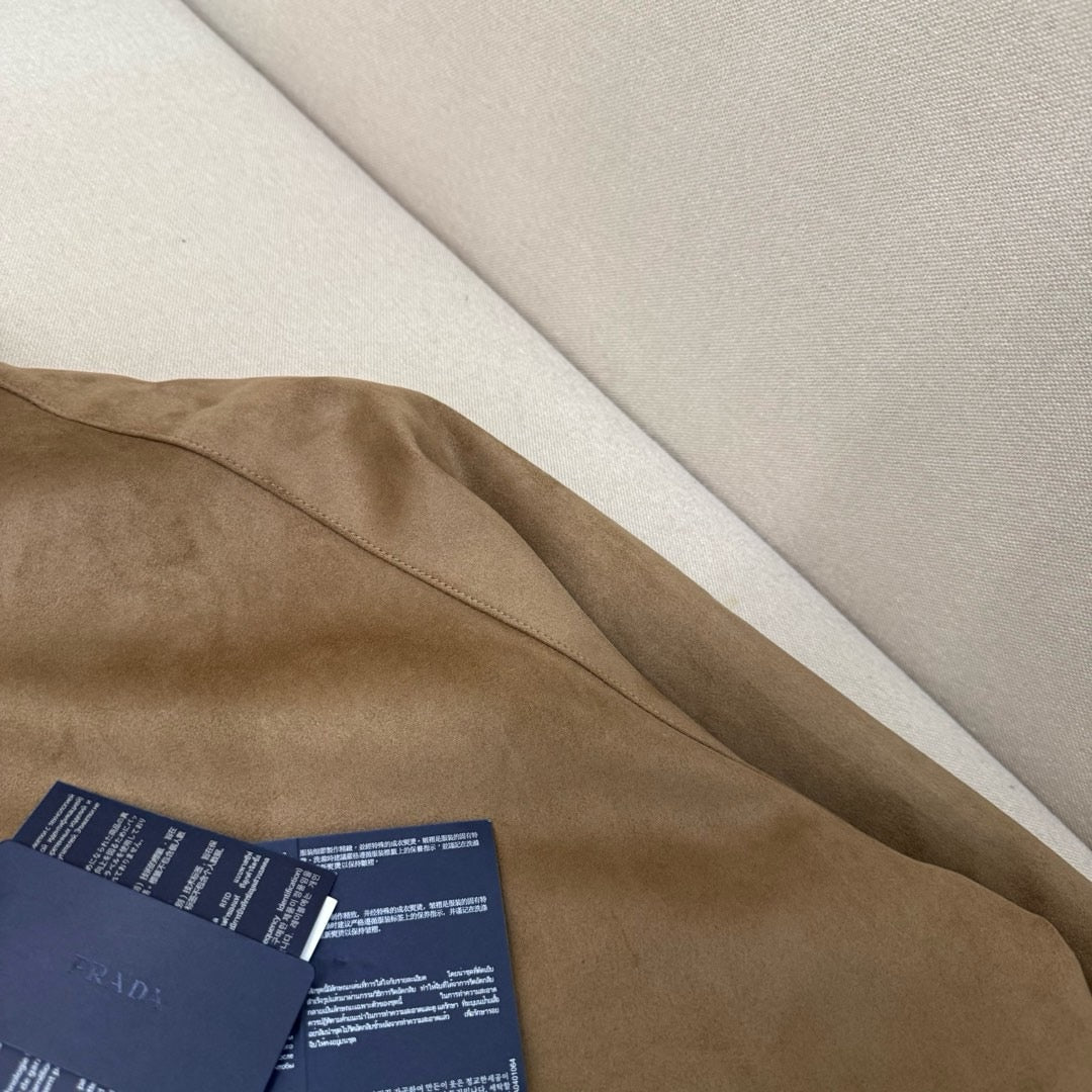 Navy Nylon Plain Bomber - Men's