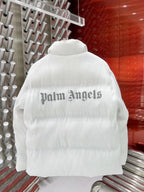 White Puffer Jacket - Men's