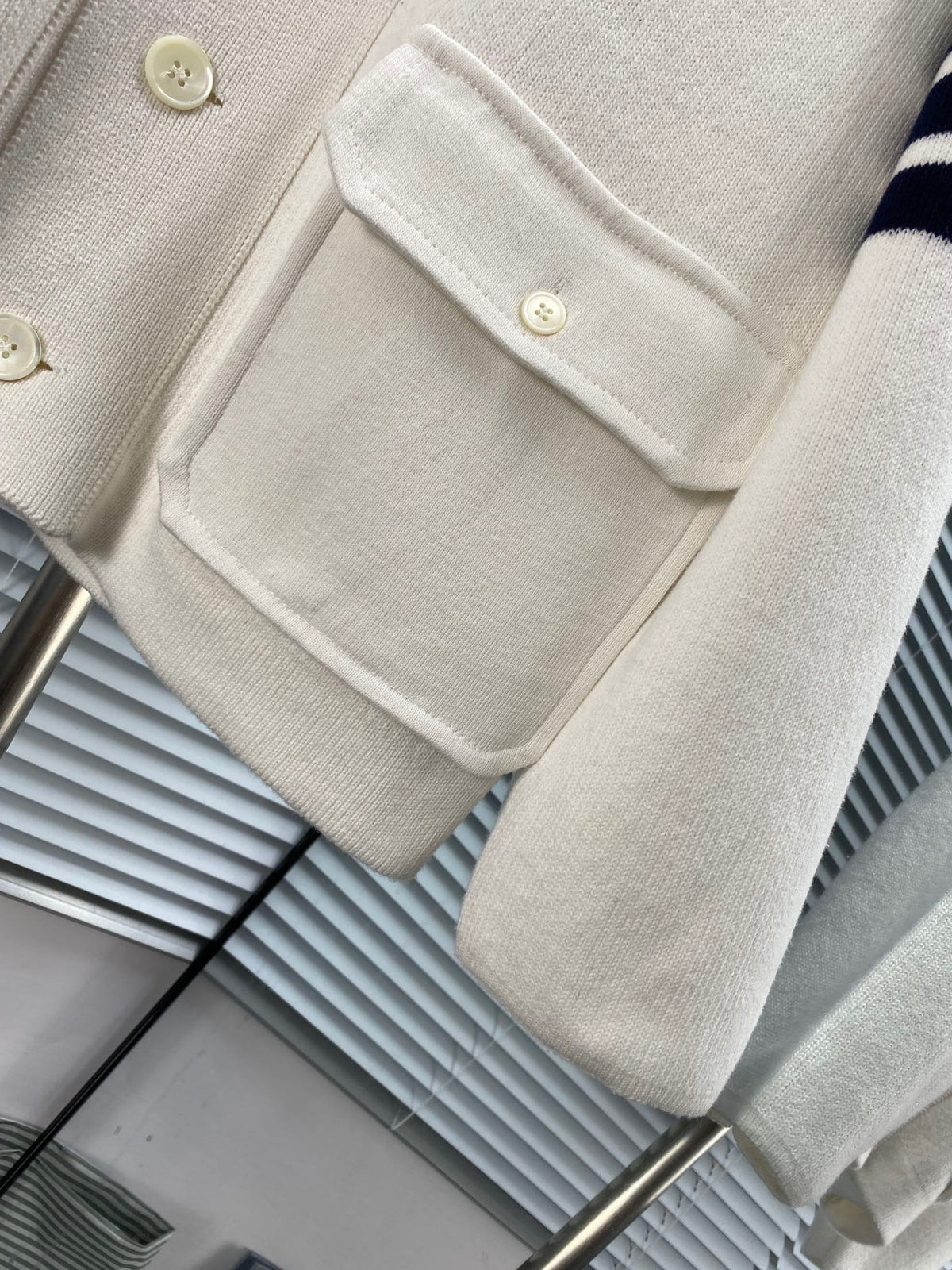 4-Bar Knit Jacket Grey - Men's