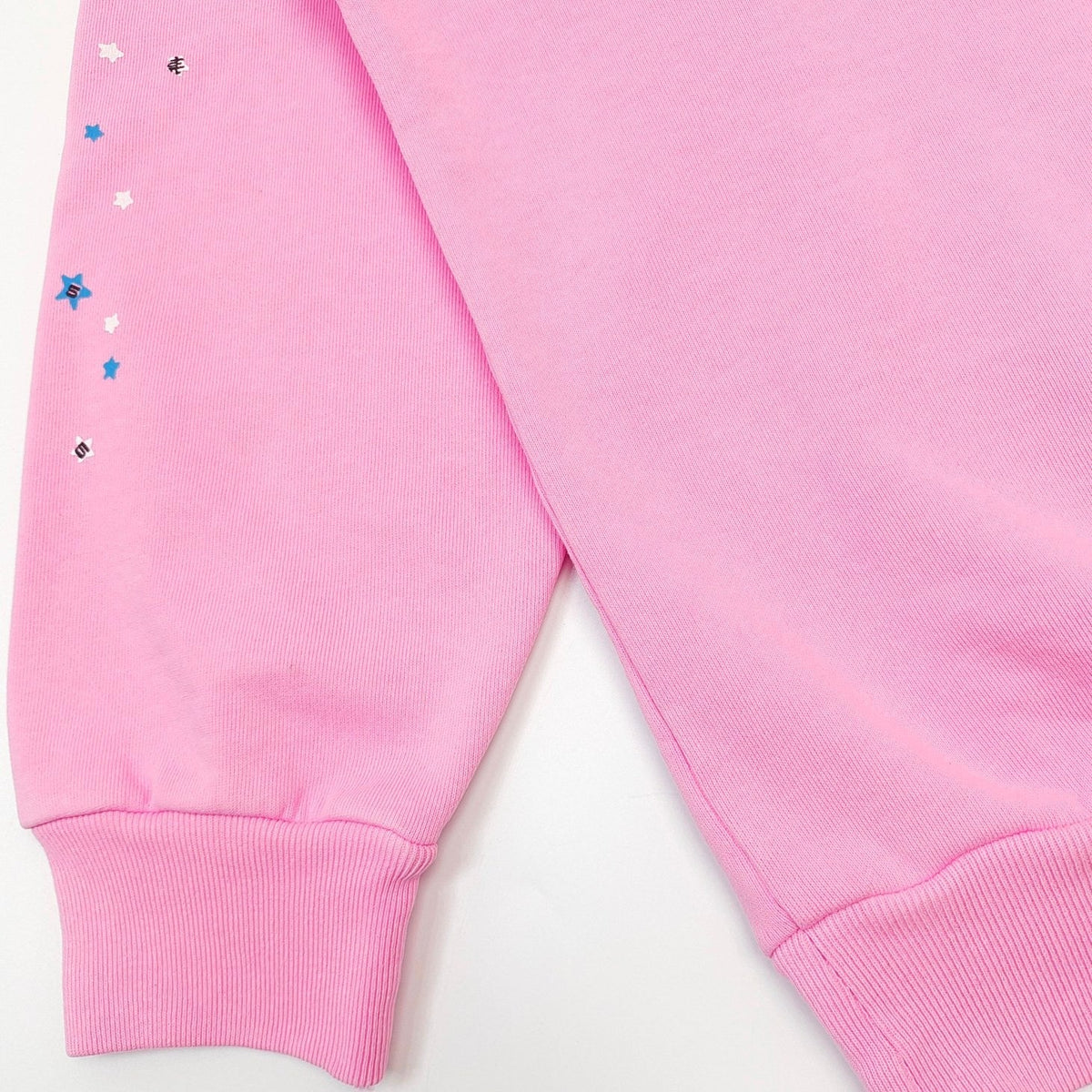 Pink Cotton Tonal Web Pullover - Men's