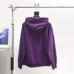 Purple Cotton Web Print Pullover - Men's