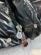 Black and White Puffer Jacket - Men's
