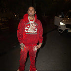 Dark Red Hoodie - Men's