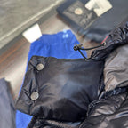 Black Nylon Hooded Gilet - Men's