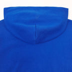Blue Cotton Graphic Pullover - Men's