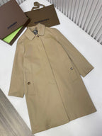 Navy Cotton Plain Car Coat - Men's