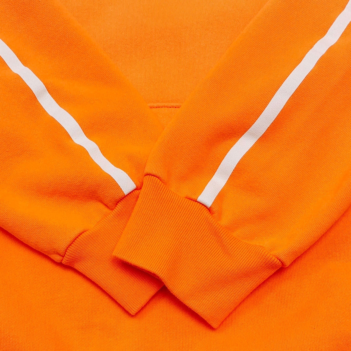 Orange Cotton Patch Pullover - Men's