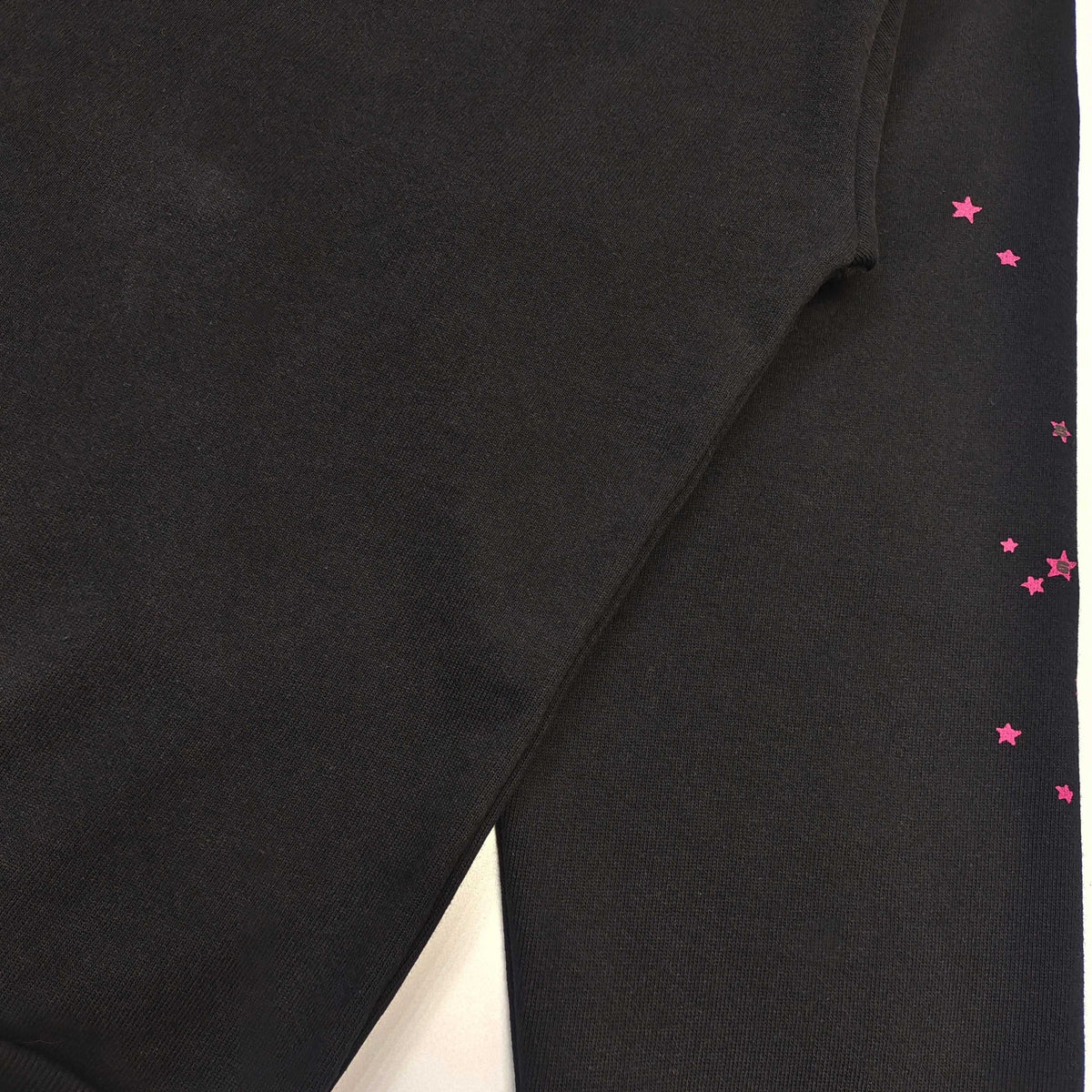 Black Cotton Print Pullover - Men's