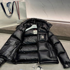 Black Puffer Jacket - Men's