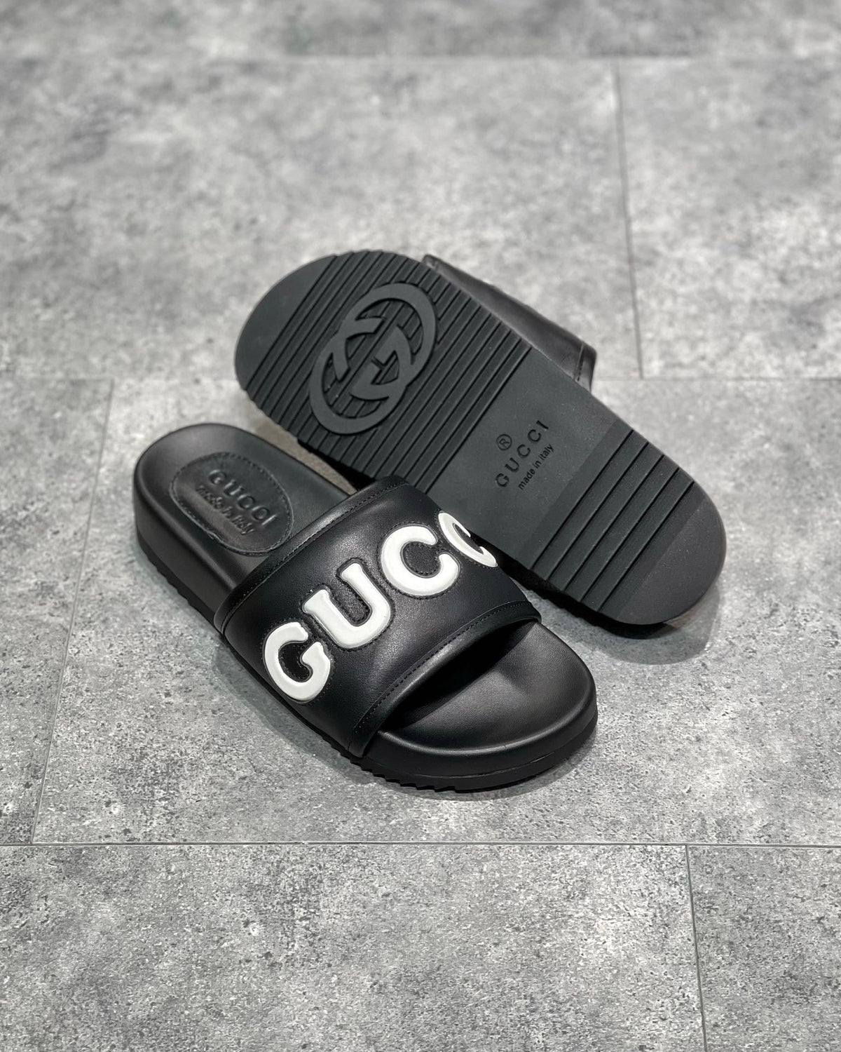 Black and Green Slides