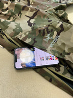 Green Cotton Camo Print Cargo - Men's