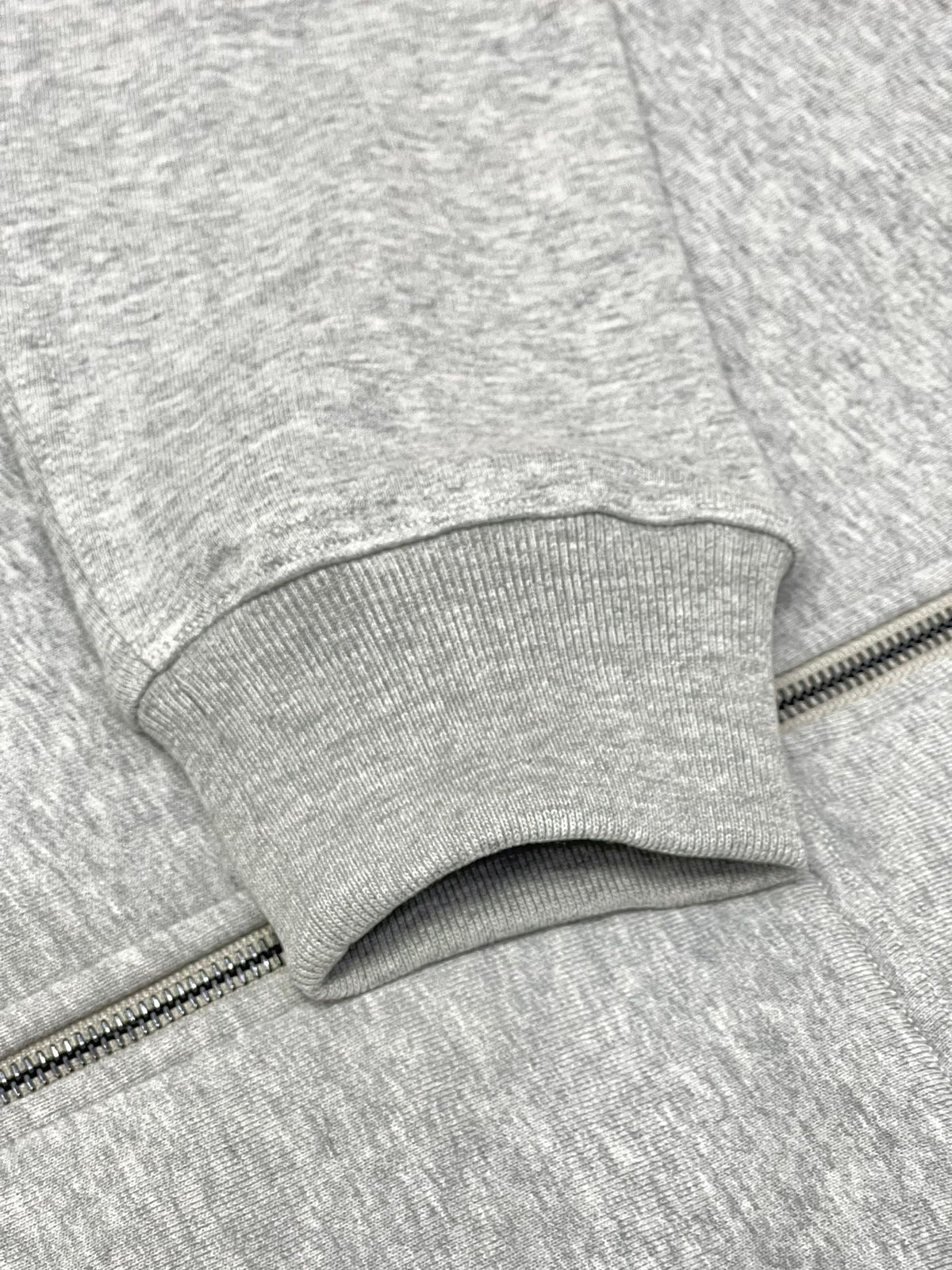 Navy Cotton Logo Zip-Through - Men's